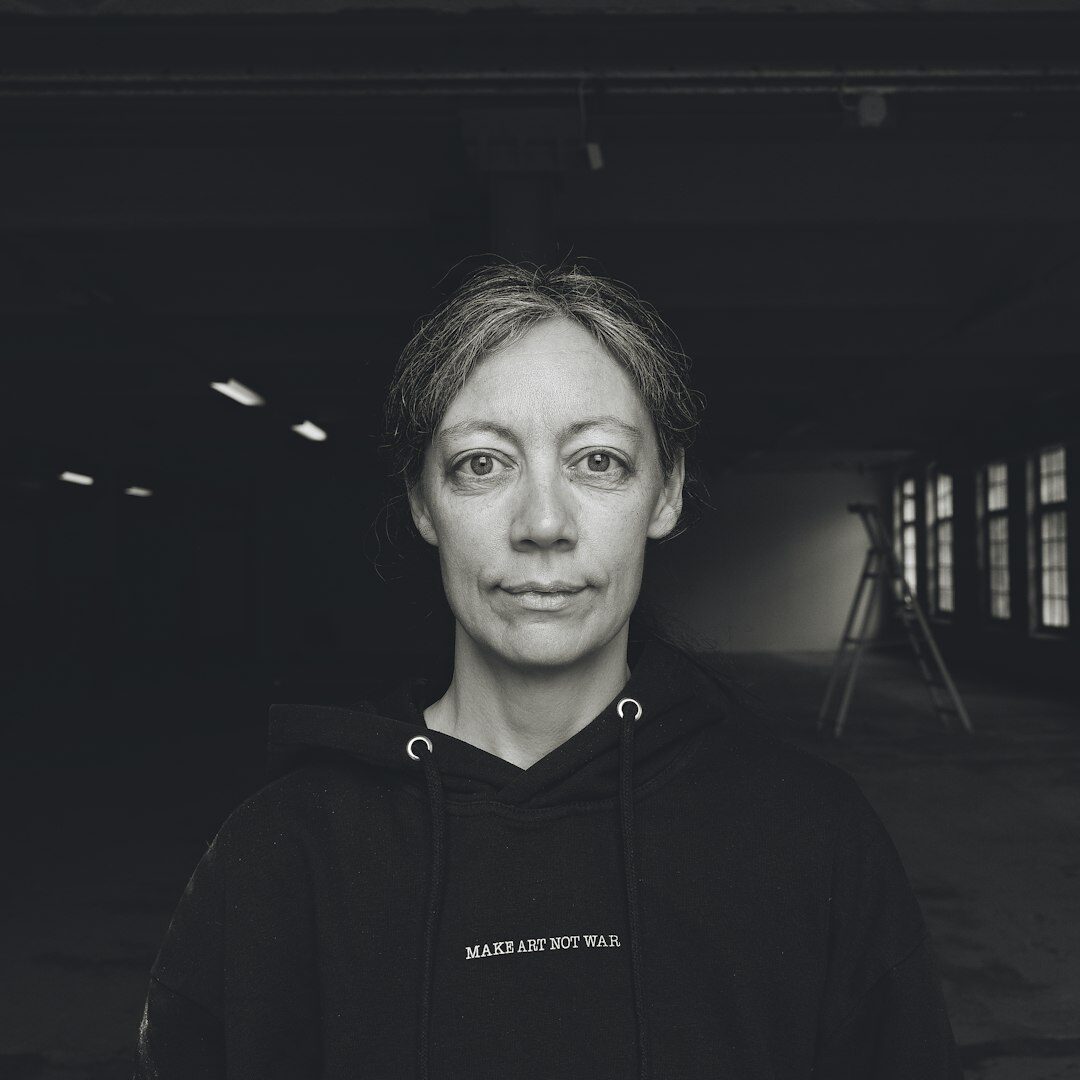 Kvinna reporter professionellt porträtt